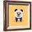 Cute Cartoon Panda-Nestor David Ramos Diaz-Framed Art Print