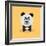 Cute Cartoon Panda-Nestor David Ramos Diaz-Framed Art Print