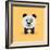 Cute Cartoon Panda-Nestor David Ramos Diaz-Framed Art Print