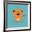 Cute Cartoon Tiger-Nestor David Ramos Diaz-Framed Art Print