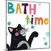 Cute Cat Bath IV-June Vess-Mounted Art Print