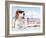 Cute Dog in Sunglasses Drink Cocktail-igorr-Framed Photographic Print