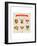 Cute Fashion Hipster Animals & Pets, Set of Vector Icons-Marish-Framed Art Print