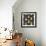 Cute Flowers and Cactus - Geometric-xenia800-Framed Art Print displayed on a wall