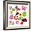 Cute Garden Insect-hehehefish-Framed Premium Giclee Print