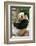 Cute Giant Panda Eating Bamboo-mazzzur-Framed Photographic Print