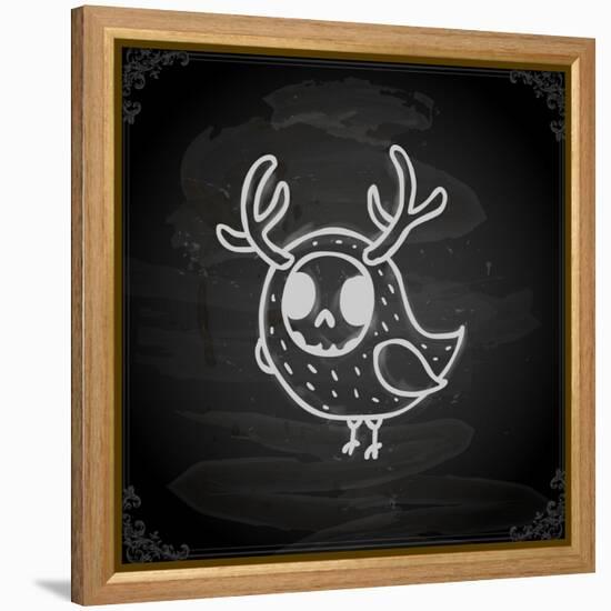 Cute Hand Drawn Illustration-Ozerina Anna-Framed Stretched Canvas