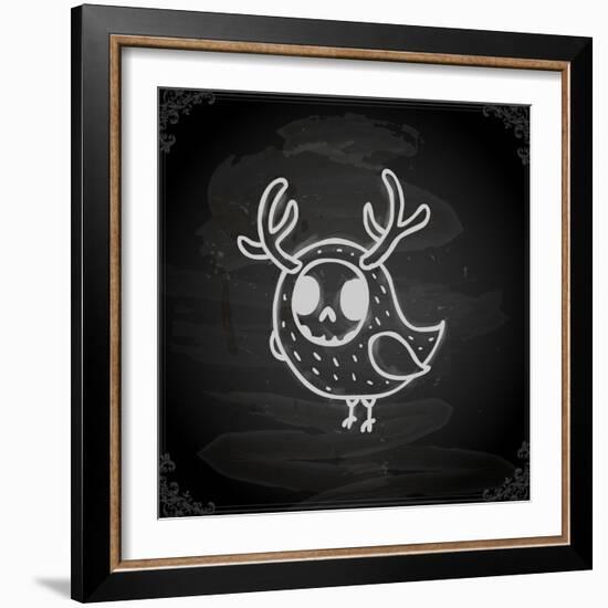 Cute Hand Drawn Illustration-Ozerina Anna-Framed Art Print