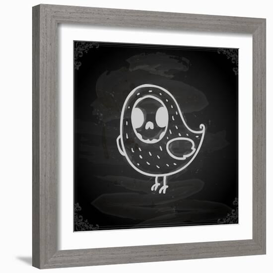 Cute Hand Drawn Illustration-Ozerina Anna-Framed Art Print