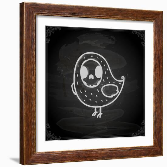 Cute Hand Drawn Illustration-Ozerina Anna-Framed Art Print