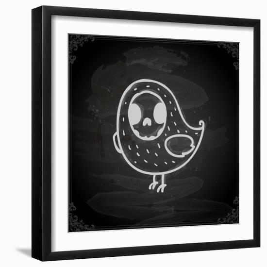 Cute Hand Drawn Illustration-Ozerina Anna-Framed Art Print