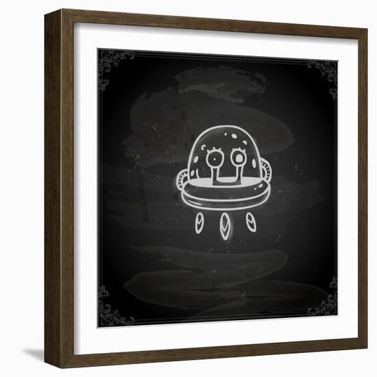 Cute Hand Drawn Illustration-Ozerina Anna-Framed Art Print