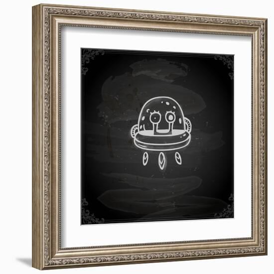 Cute Hand Drawn Illustration-Ozerina Anna-Framed Art Print