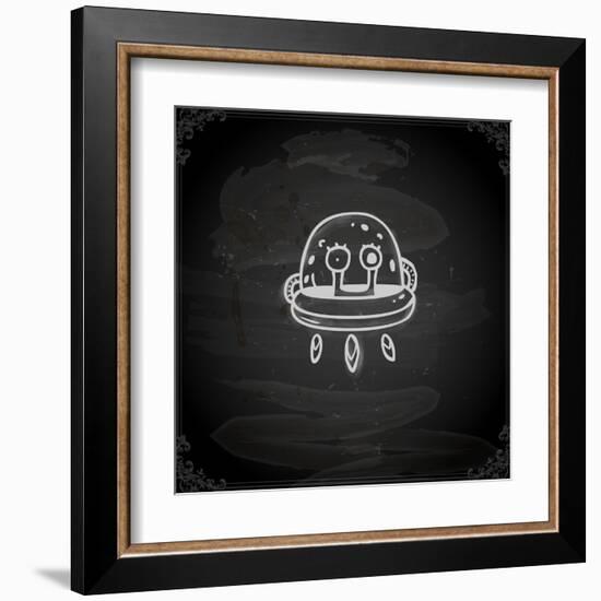 Cute Hand Drawn Illustration-Ozerina Anna-Framed Art Print