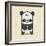 Cute Panda-Jace Grey-Framed Art Print