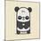 Cute Panda-Jace Grey-Mounted Art Print