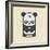 Cute Panda-Jace Grey-Framed Art Print