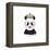 Cute Portrait of Panda Princess-Olga_Angelloz-Framed Stretched Canvas