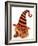 Cute Puppy Wearing a Halloween Witch Hat-Hannamariah-Framed Photographic Print