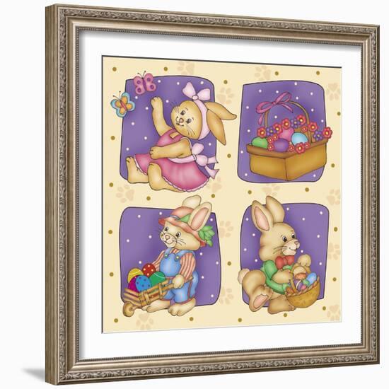 Cute Rabbit-Maria Trad-Framed Giclee Print