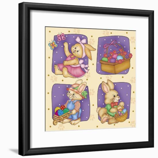 Cute Rabbit-Maria Trad-Framed Giclee Print