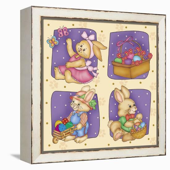 Cute Rabbit-Maria Trad-Framed Premier Image Canvas