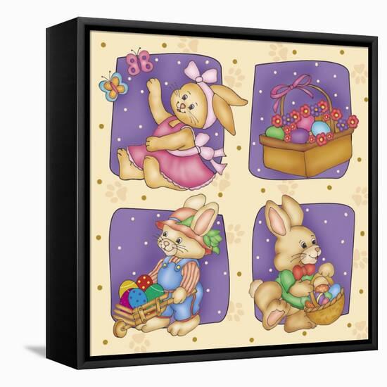 Cute Rabbit-Maria Trad-Framed Premier Image Canvas