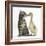 Cute Tabby Kitten, Fosset, 9 Weeks, Nose to Beak with Yellow Gosling-Mark Taylor-Framed Photographic Print