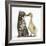 Cute Tabby Kitten, Fosset, 9 Weeks, Nose to Beak with Yellow Gosling-Mark Taylor-Framed Photographic Print