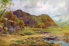 On the Marsh Near Lodore, Cumberland, 1924-1926-Cuthbert Rigby-Framed Premier Image Canvas