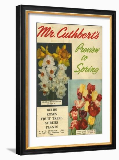 Cuthbert's, UK-null-Framed Giclee Print