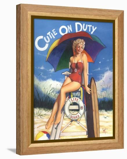 Cutie on Duty-Scott Westmoreland-Framed Stretched Canvas