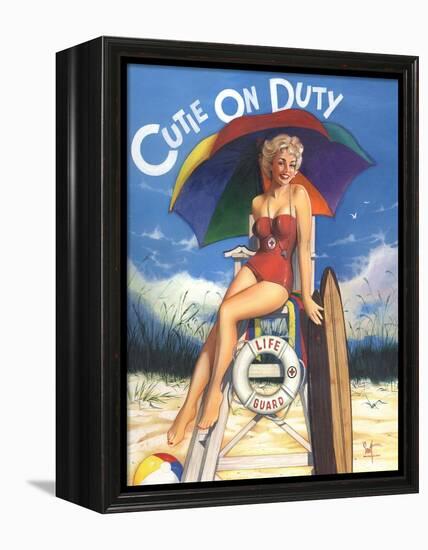 Cutie on Duty-Scott Westmoreland-Framed Stretched Canvas