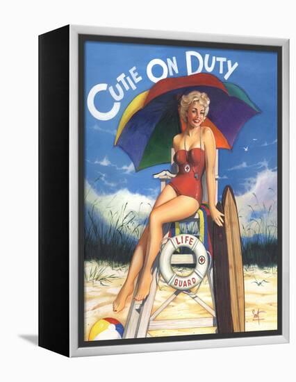 Cutie on Duty-Scott Westmoreland-Framed Stretched Canvas