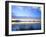 Cutler Reservoir on Bear River with Cirrus Fibratus at Sunset, Great Basin, Cache Valley, Utah-Scott T. Smith-Framed Photographic Print