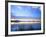 Cutler Reservoir on Bear River with Cirrus Fibratus at Sunset, Great Basin, Cache Valley, Utah-Scott T. Smith-Framed Photographic Print