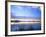 Cutler Reservoir on Bear River with Cirrus Fibratus at Sunset, Great Basin, Cache Valley, Utah-Scott T. Smith-Framed Photographic Print