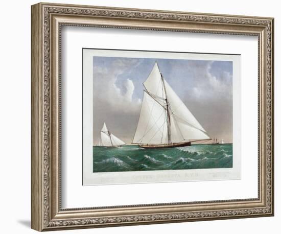 Cutter Genesta, R.Y.S.-C.R. Parsons-Framed Giclee Print