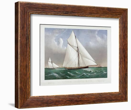 Cutter Genesta, R.Y.S.-C.R. Parsons-Framed Giclee Print