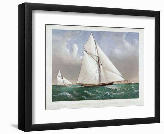 Cutter Genesta, R.Y.S.-C.R. Parsons-Framed Giclee Print