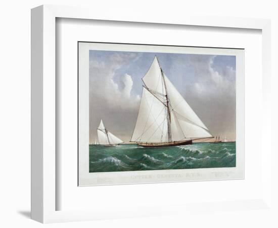 Cutter Genesta, R.Y.S.-C.R. Parsons-Framed Giclee Print