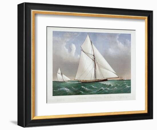 Cutter Genesta, R.Y.S.-C.R. Parsons-Framed Giclee Print