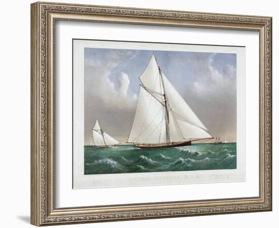 Cutter Genesta, R.Y.S.-C.R. Parsons-Framed Giclee Print