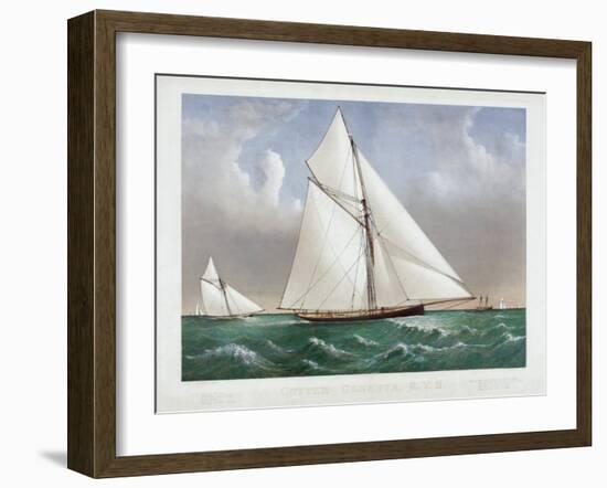 Cutter Genesta, R.Y.S.-C.R. Parsons-Framed Giclee Print