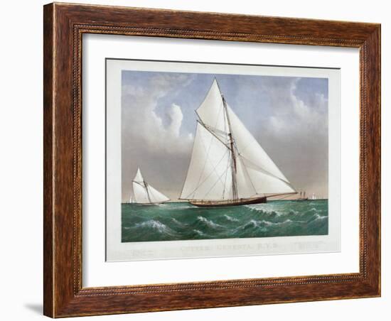 Cutter Genesta, R.Y.S.-C.R. Parsons-Framed Giclee Print