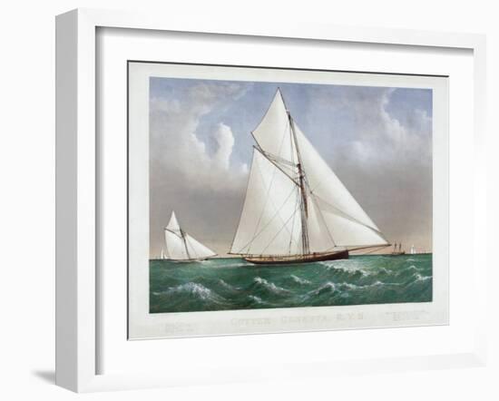 Cutter Genesta, R.Y.S.-C.R. Parsons-Framed Giclee Print