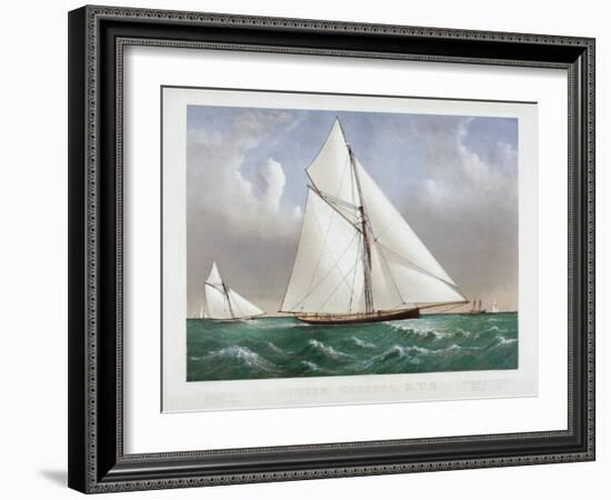 Cutter Genesta, R.Y.S.-C.R. Parsons-Framed Giclee Print