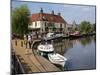 Cutter Inn, River Ouse, Ely, Cambridgeshire, England, United Kingdom, Europe-Ken Gillham-Mounted Photographic Print