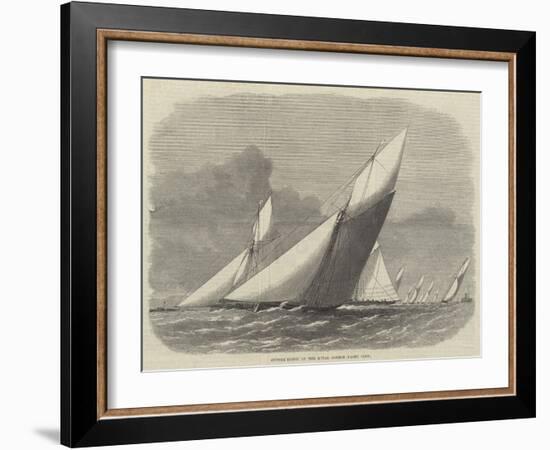 Cutter Match of the Royal London Yacht Club-Edwin Weedon-Framed Giclee Print