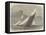 Cutter Match of the Royal London Yacht Club-Edwin Weedon-Framed Premier Image Canvas